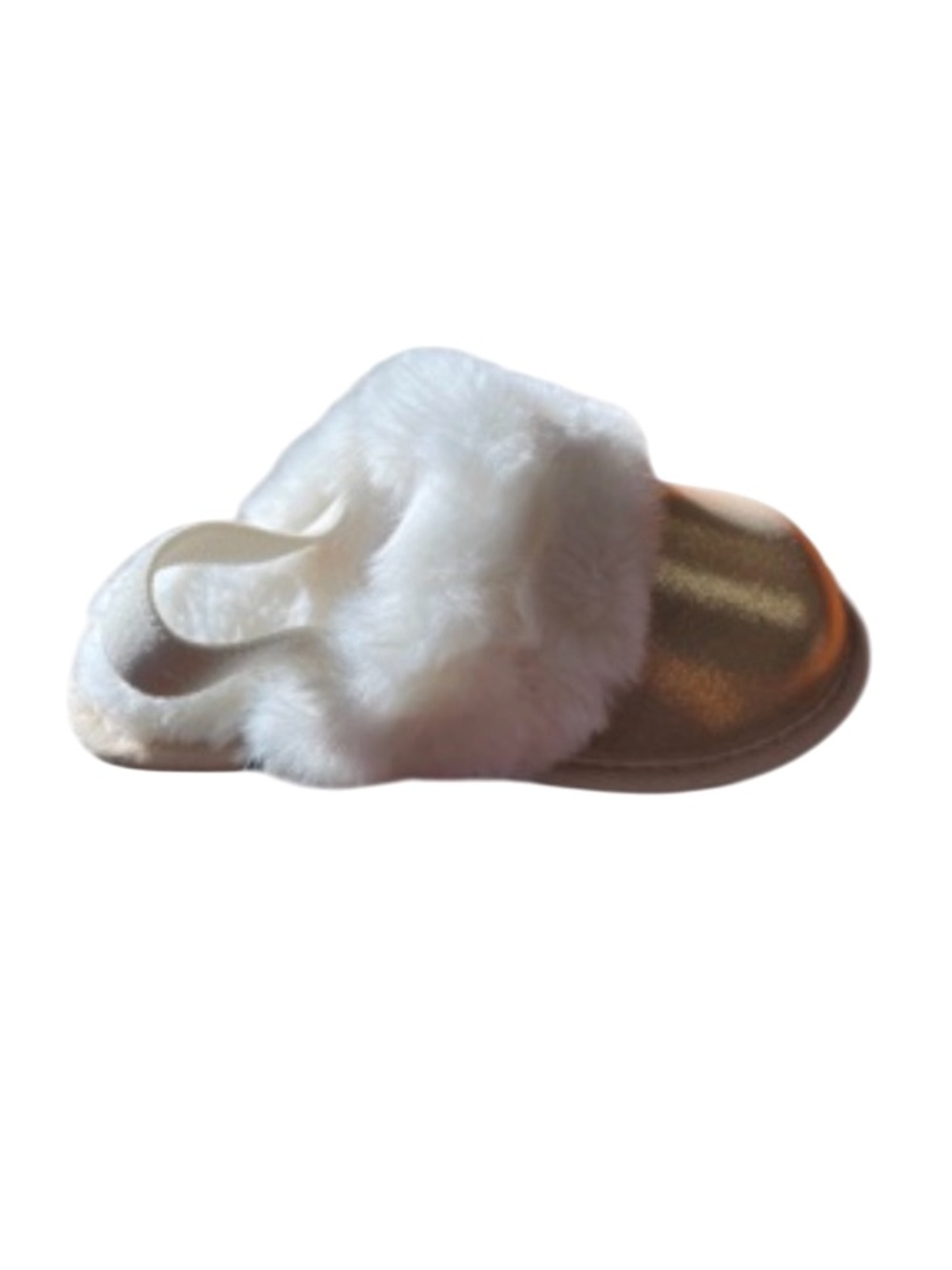 Girls 9/10 Gold Slippers